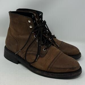Thursday Boot Company Captain Boots in Brown Leather Men's Size 8.5